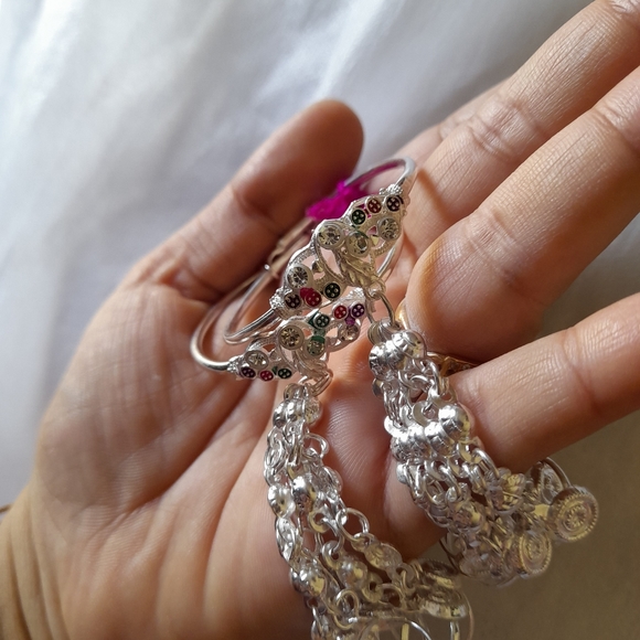 Beautiful born babies silver 5 fingers hand assoceries - Picture 7 of 9